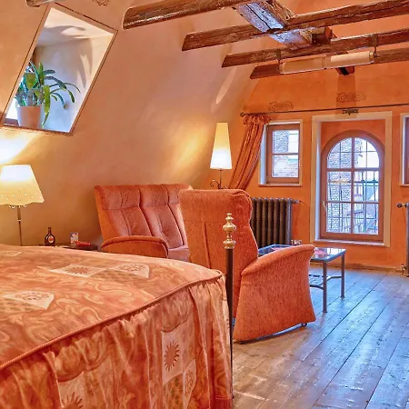 Historik Gotisches Haus Garni Pensión Rothenburg ob der Tauber